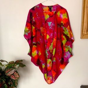 COPY - Vintage tie-dye bohemian cardigan cover up kimono